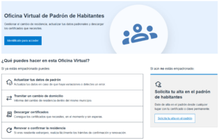 Padrón Municipal. Descarga de Certifiados